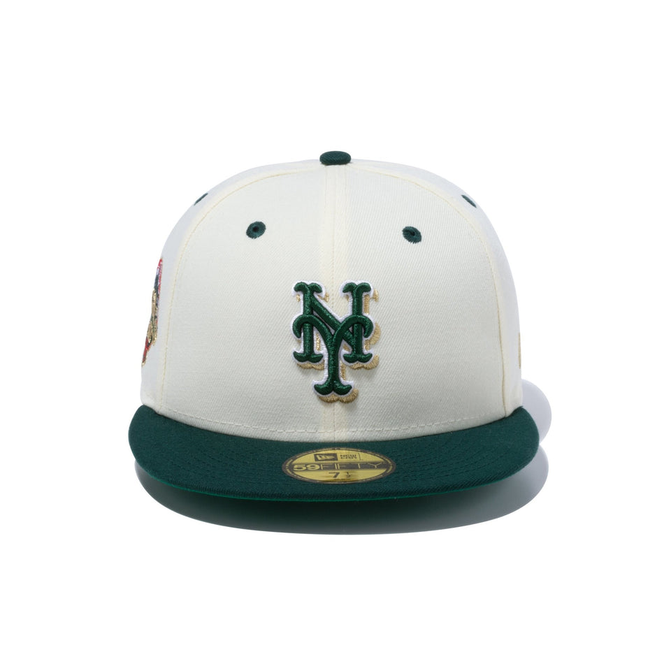 59FIFTY Sister City Collection TOKYO ニューヨーク・メッツ クロームホワイト ダークグリーンバイザー - 13682235-700 | NEW ERA ニューエラ公式オンラインストア