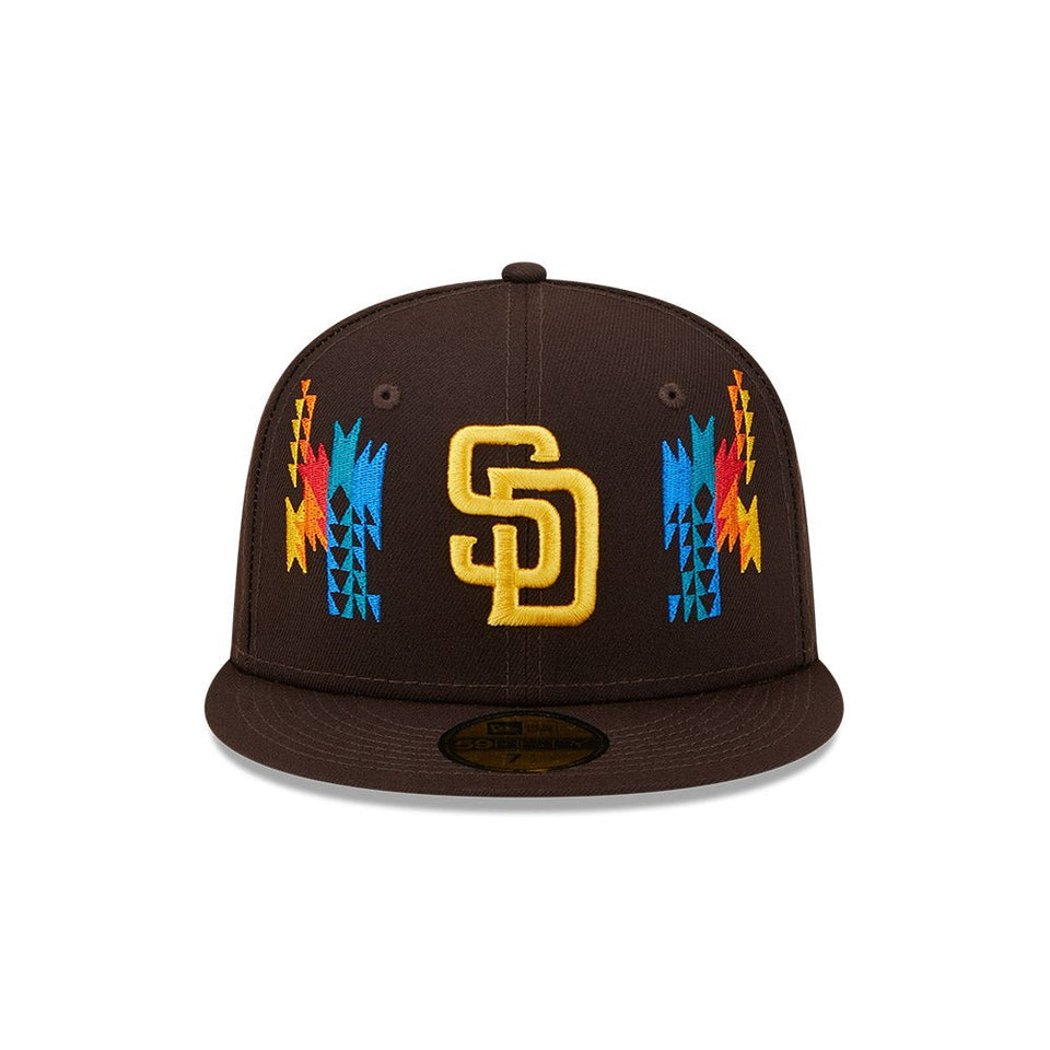 59FIFTY Southwestern サンディエゴ・パドレス ブラウン - 13506386-700 | NEW ERA ニューエラ公式オンラインストア