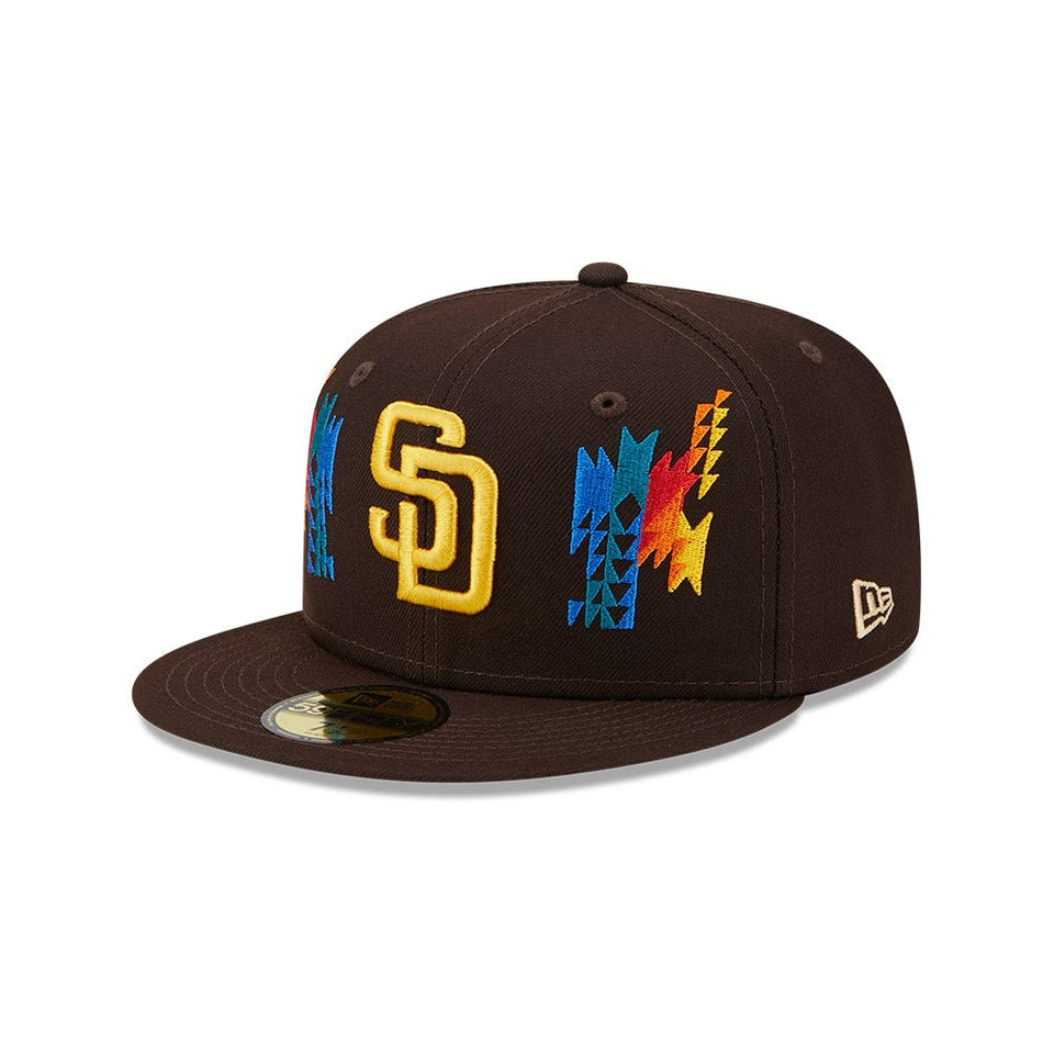 59FIFTY Southwestern サンディエゴ・パドレス ブラウン - 13506386-700 | NEW ERA ニューエラ公式オンラインストア