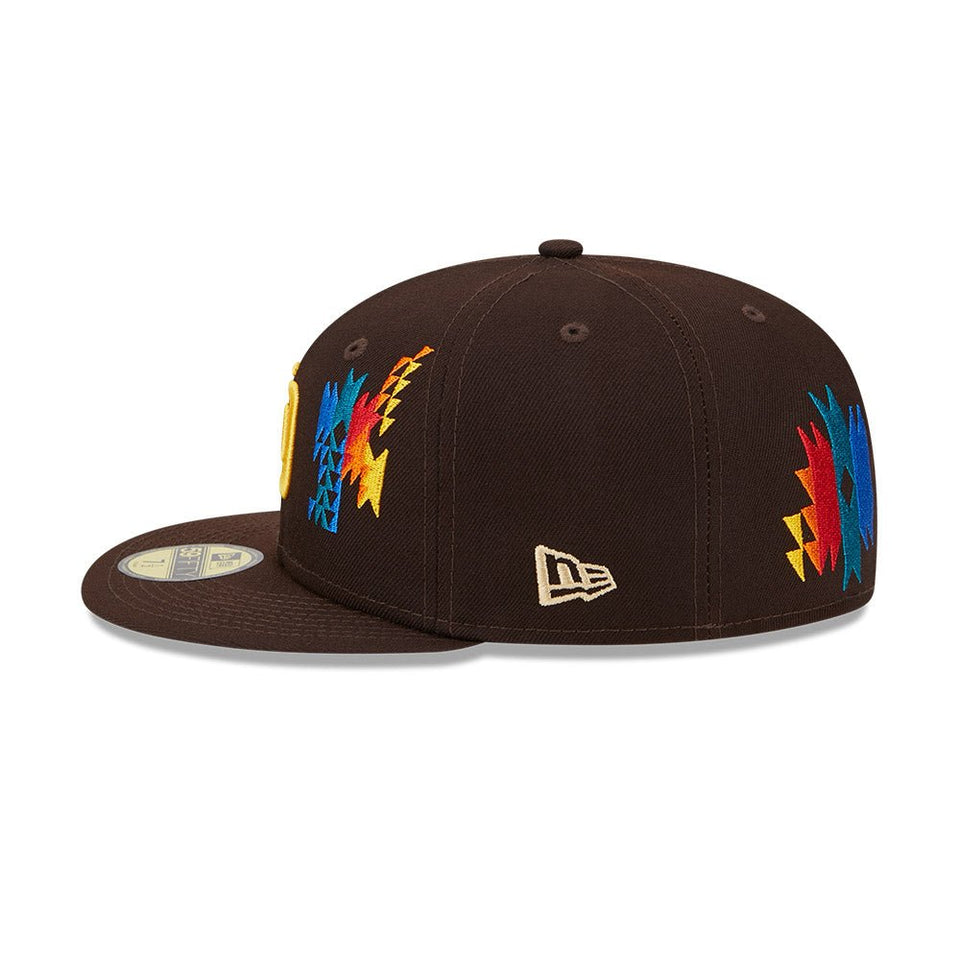 59FIFTY Southwestern サンディエゴ・パドレス ブラウン - 13506386-700 | NEW ERA ニューエラ公式オンラインストア