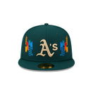 59FIFTY Southwestern オークランド・アスレチックス グリーン - 13506387-700 | NEW ERA ニューエラ公式オンラインストア