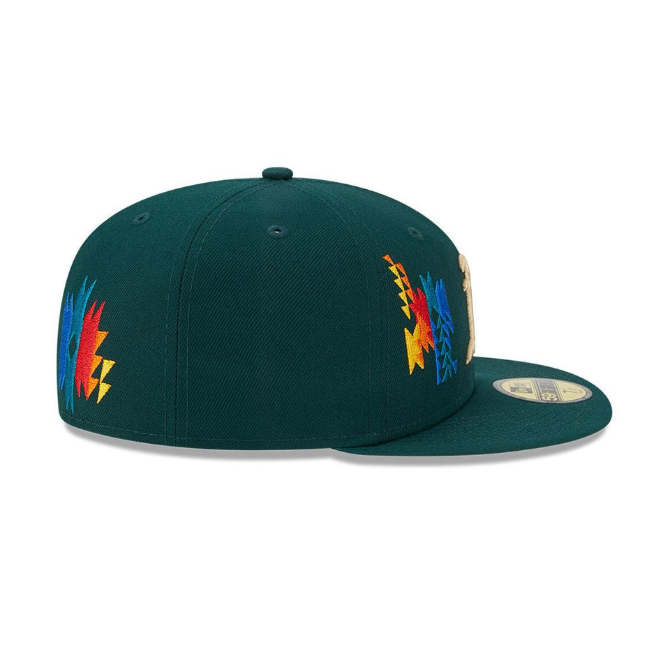 59FIFTY Southwestern オークランド・アスレチックス グリーン - 13506387-700 | NEW ERA ニューエラ公式オンラインストア