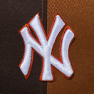 59FIFTY SPLIT ニューヨーク・ヤンキース ブラウン オレンジアンダーバイザー - 13470171-700 | NEW ERA ニューエラ公式オンラインストア