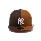 59FIFTY SPLIT ニューヨーク・ヤンキース ブラウン オレンジアンダーバイザー - 13470171-700 | NEW ERA ニューエラ公式オンラインストア
