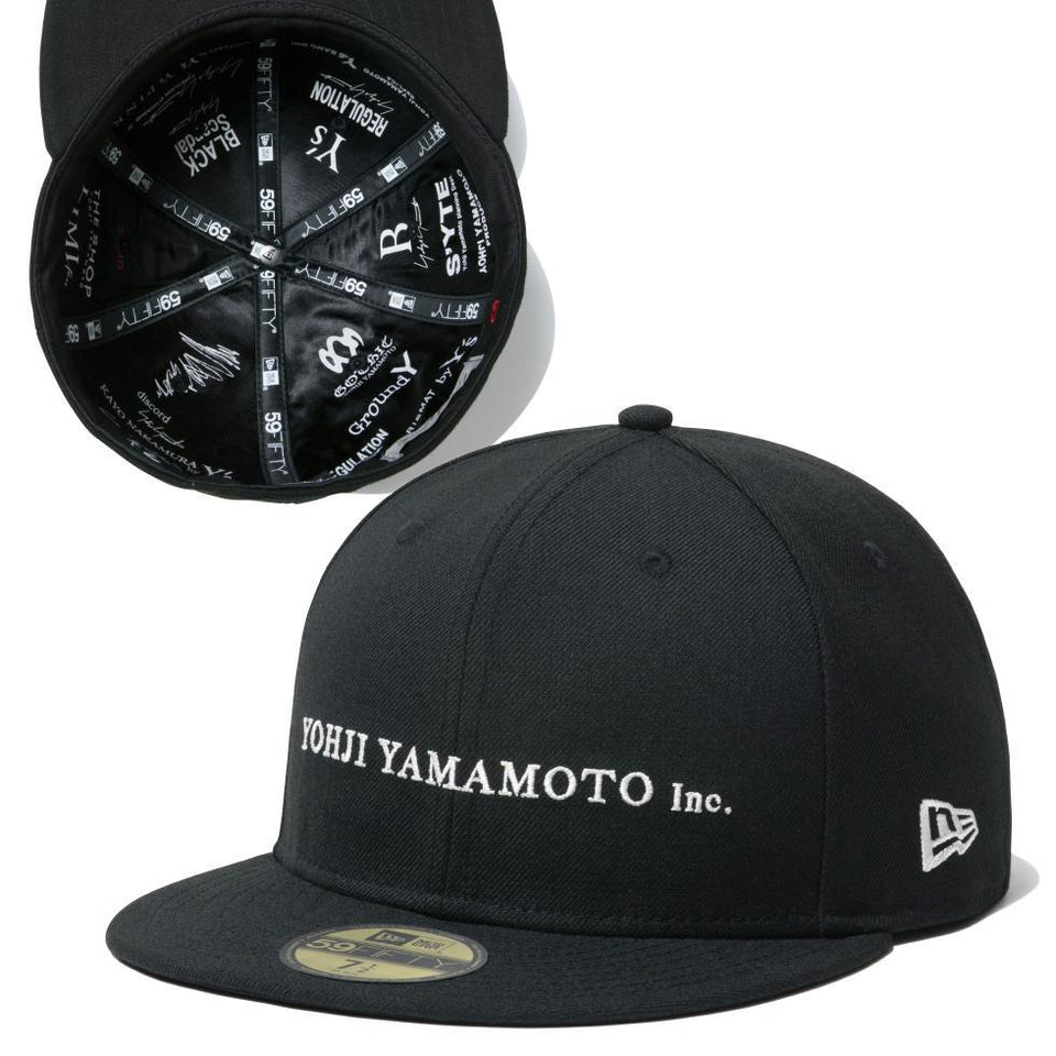 59FIFTY SS20 Yohji Yamamoto Inc. ブラック - 12368673-700 | NEW ERA ニューエラ公式オンラインストア