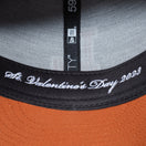 59FIFTY St. Valentine's Day バレンタインデー ロサンゼルス・ドジャース ウォルナット ブラウンアンダーバイザー - 13542624-700 | NEW ERA ニューエラ公式オンラインストア