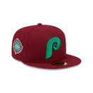 59FIFTY State Tartan フィラデルフィア・フィリーズ ワインレッド - 13506372-700 | NEW ERA ニューエラ公式オンラインストア