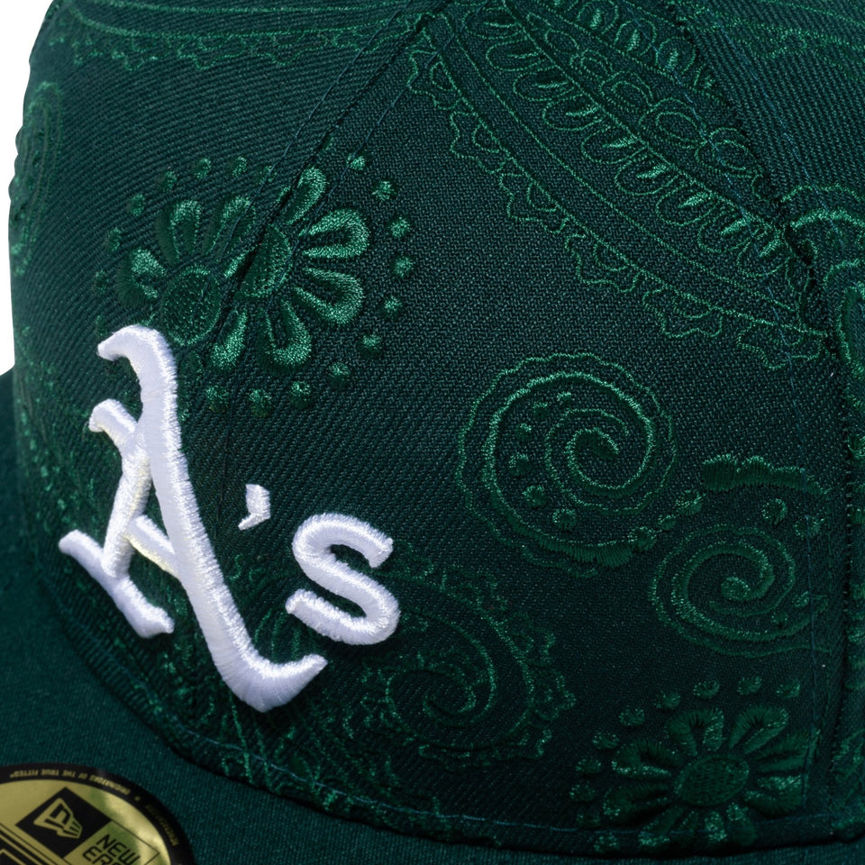 59FIFTY SWIRL オークランド・アスレチックス グレーアンダーバイザー - 12879611-700 | NEW ERA ニューエラ公式オンラインストア