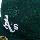 59FIFTY SWIRL オークランド・アスレチックス グレーアンダーバイザー - 12879611-700 | NEW ERA ニューエラ公式オンラインストア