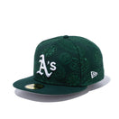 59FIFTY SWIRL オークランド・アスレチックス グレーアンダーバイザー - 12879611-700 | NEW ERA ニューエラ公式オンラインストア