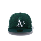 59FIFTY SWIRL オークランド・アスレチックス グレーアンダーバイザー - 12879611-700 | NEW ERA ニューエラ公式オンラインストア