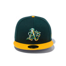 59FIFTY Tetsuya Nakamura NANZUKA GALLERY オークランド・アスレチックス ダークグリーン Aゴールドバイザー - 13772663-700 | NEW ERA ニューエラ公式オンラインストア