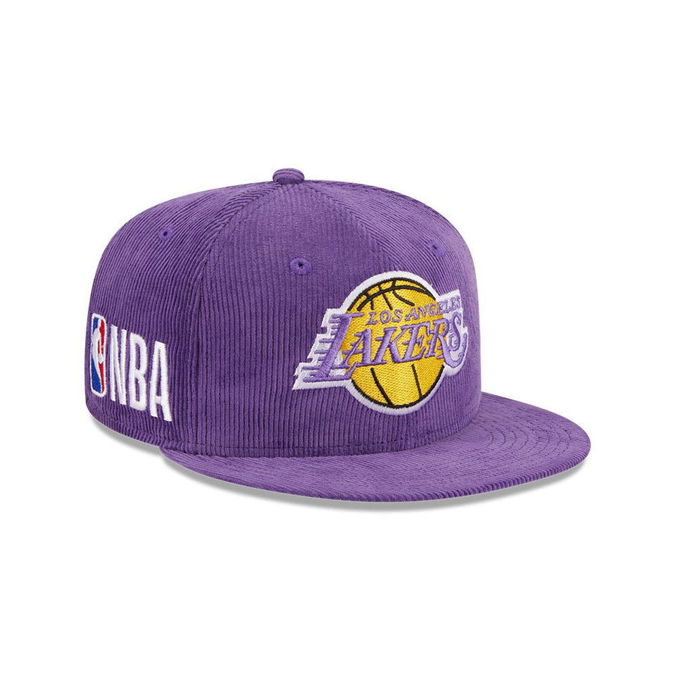 59FIFTY Throwback Corduroy コーデュロイ ロサンゼルス・レイカーズ コーデュロイ パープル グレーアンダーバイザー - 13774152-700 | NEW ERA ニューエラ公式オンラインストア