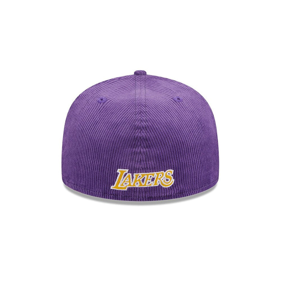 59FIFTY Throwback Corduroy コーデュロイ ロサンゼルス・レイカーズ コーデュロイ パープル グレーアンダーバイザー - 13774152-700 | NEW ERA ニューエラ公式オンラインストア