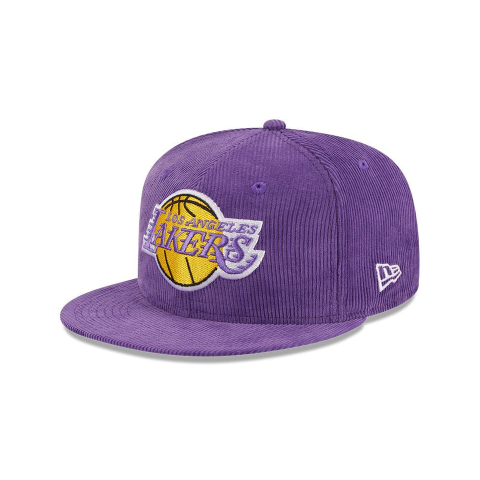 59FIFTY Throwback Corduroy コーデュロイ ロサンゼルス・レイカーズ コーデュロイ パープル グレーアンダーバイザー - 13774152-700 | NEW ERA ニューエラ公式オンラインストア