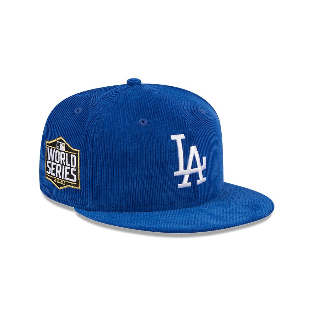 【海外限定】 NEWERA ドジャース ブラックコーデュロイ スナップバック ② 海外限定 NEWERA 9FORTY A-Frame ドジャース キャップ LA逆ロゴ