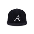 59FIFTY Throwback Corduroy コーデュロイ アトランタ・ブレーブス コーデュロイ ネイビー グレーアンダーバイザー - 13774157-700 | NEW ERA ニューエラ公式オンラインストア