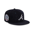 59FIFTY Throwback Corduroy コーデュロイ アトランタ・ブレーブス コーデュロイ ネイビー グレーアンダーバイザー - 13774157-700 | NEW ERA ニューエラ公式オンラインストア