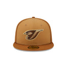 59FIFTY Tri-Tone Brown トロント・ブルージェイズ クーパーズタウン ブラウン マルチカラー イエローゴールドアンダーバイザー - 13512092-700 | NEW ERA ニューエラ公式オンラインストア