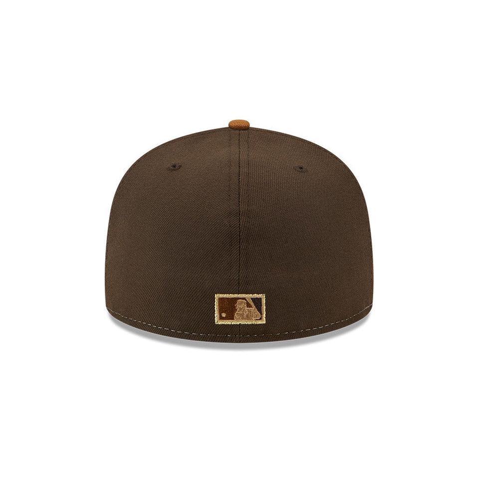 59FIFTY Tri-Tone Brown トロント・ブルージェイズ クーパーズタウン ブラウン マルチカラー イエローゴールドアンダーバイザー - 13512092-700 | NEW ERA ニューエラ公式オンラインストア