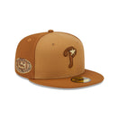 59FIFTY Tri-Tone Brown フィラデルフィア・フィリーズ クーパーズタウン ブラウン マルチカラー イエローゴールドアンダーバイザー - 13512095-700 | NEW ERA ニューエラ公式オンラインストア