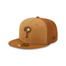59FIFTY Tri-Tone Brown フィラデルフィア・フィリーズ クーパーズタウン ブラウン マルチカラー イエローゴールドアンダーバイザー - 13512095-700 | NEW ERA ニューエラ公式オンラインストア