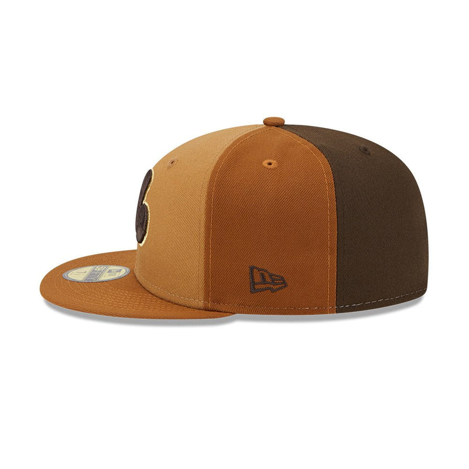 59FIFTY Tri-Tone Brown モントリオール・エクスポズ クーパーズタウン ブラウン マルチカラー イエローゴールドアンダーバイザー - 13512097-700 | NEW ERA ニューエラ公式オンラインストア