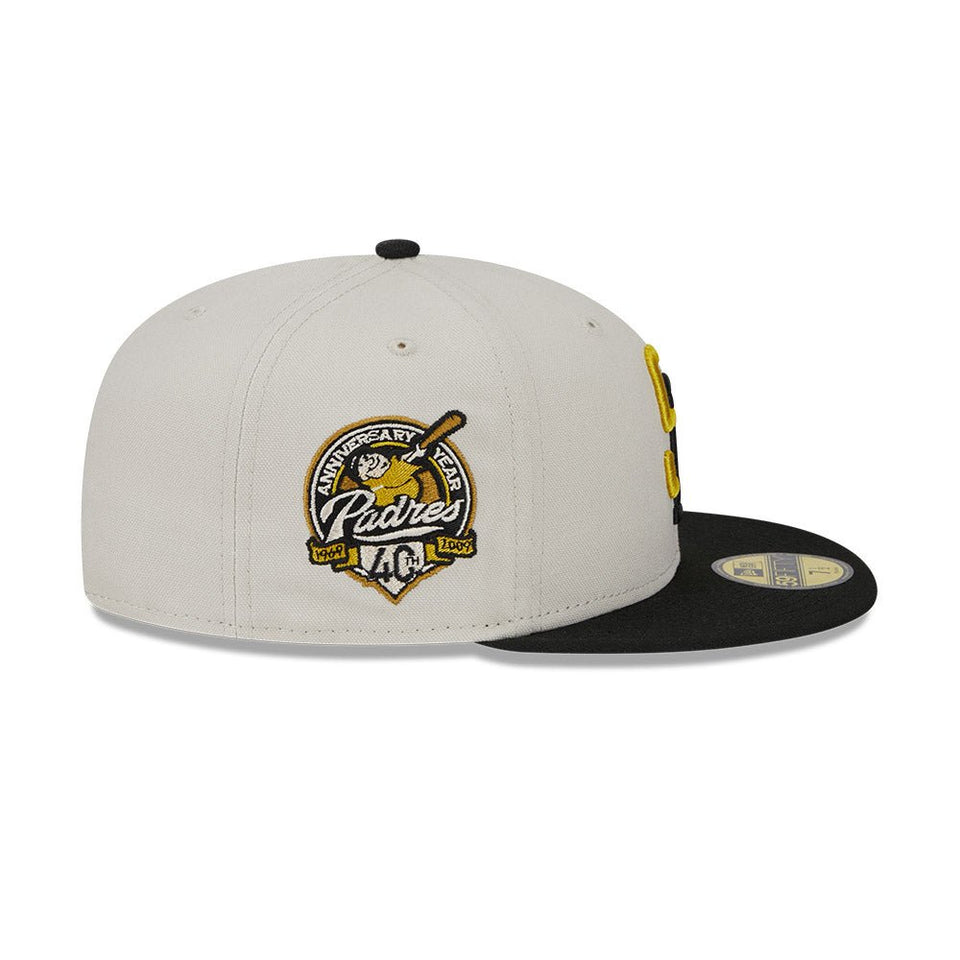 59FIFTY Two Tone Stone サンディエゴ・パドレス クーパーズタウン ストーン - 13944279-700 | NEW ERA ニューエラ公式オンラインストア