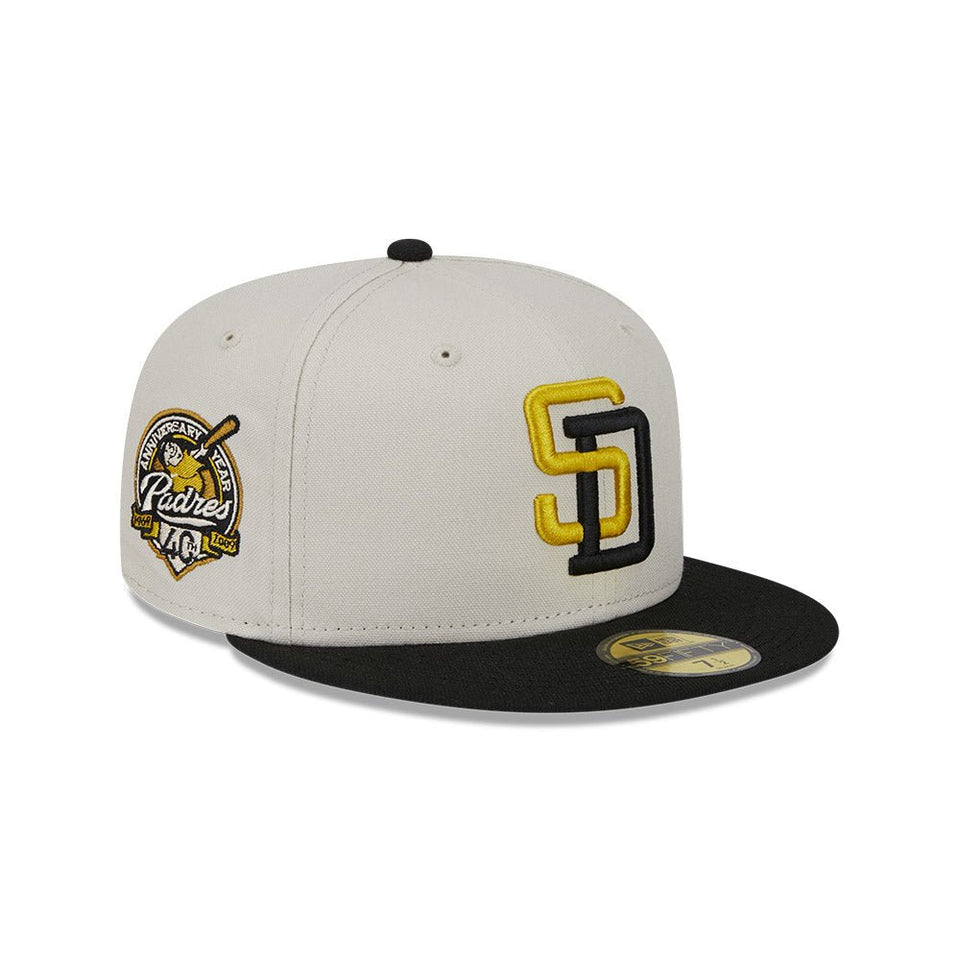 59FIFTY Two Tone Stone サンディエゴ・パドレス クーパーズタウン ストーン - 13944279-700 | NEW ERA ニューエラ公式オンラインストア