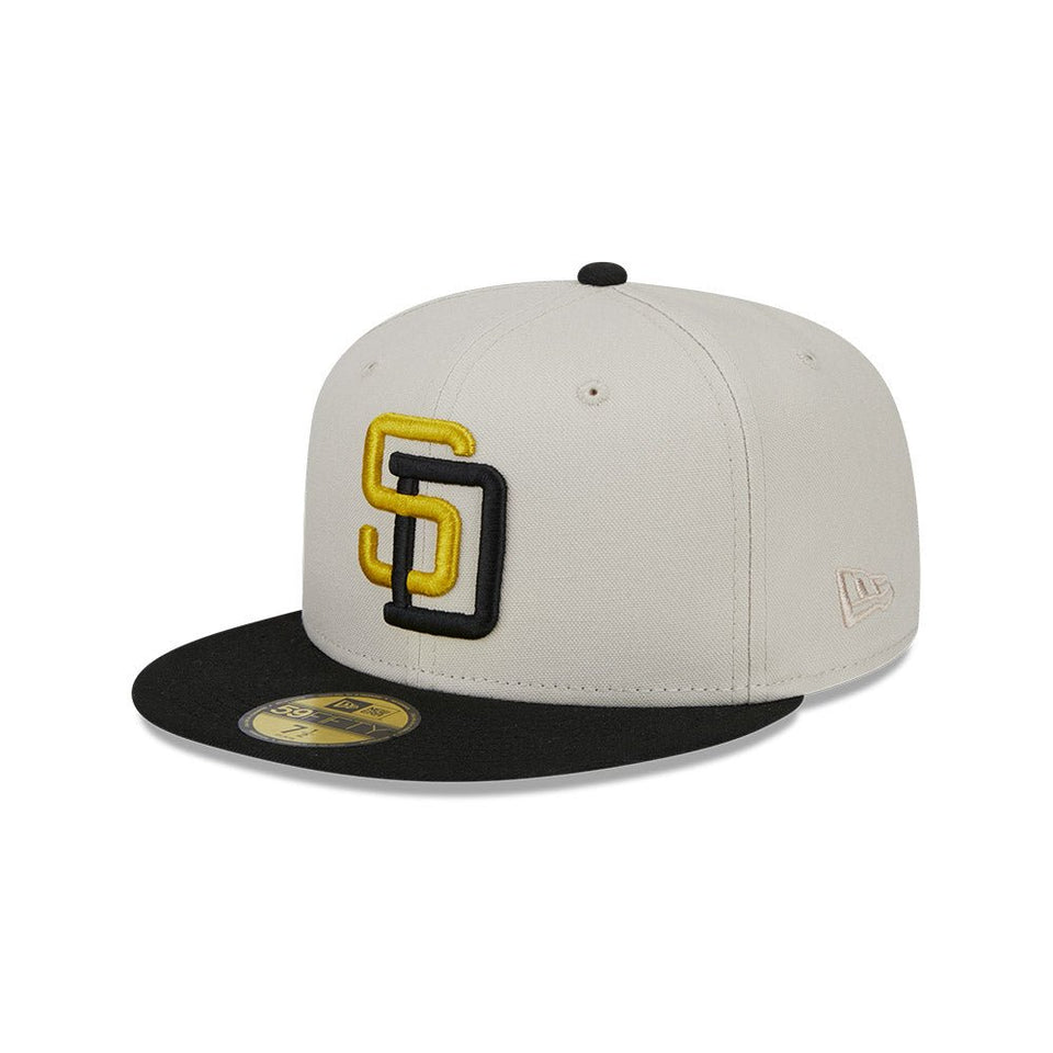 59FIFTY Two Tone Stone サンディエゴ・パドレス クーパーズタウン ストーン - 13944279-700 | NEW ERA ニューエラ公式オンラインストア