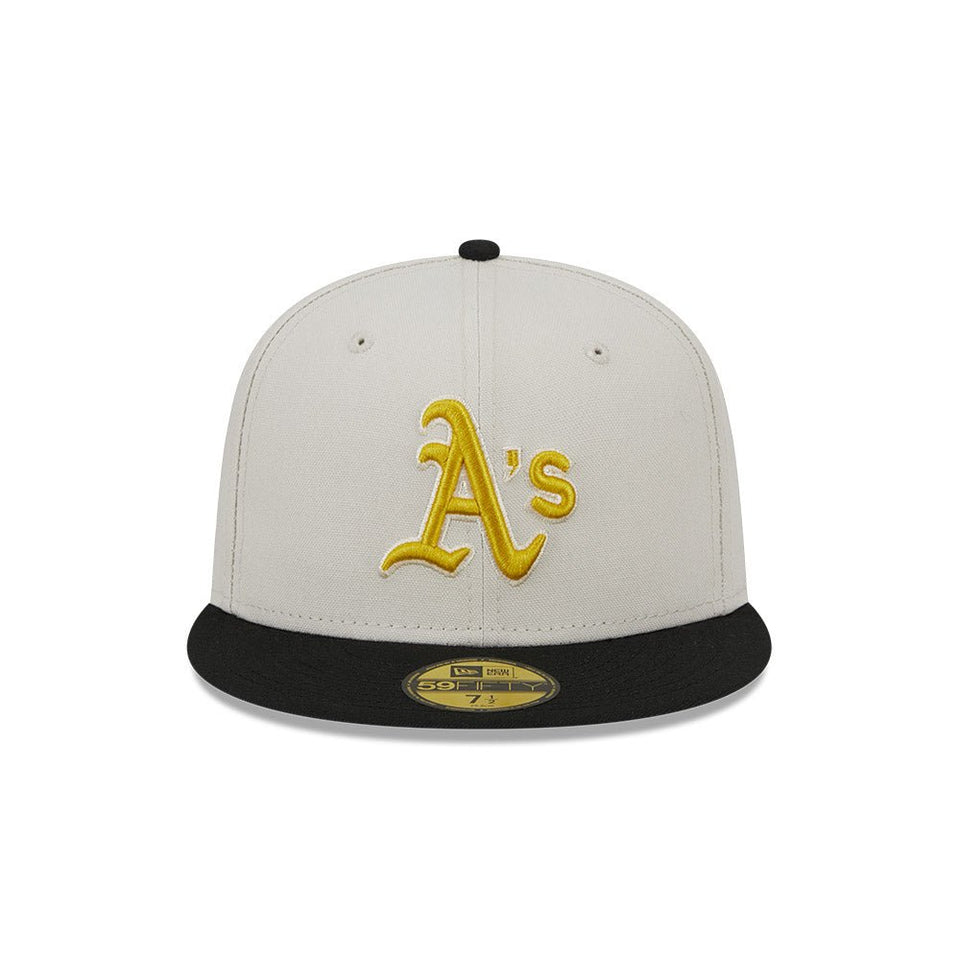 59FIFTY Two Tone Stone オークランド・アスレチックス ストーン - 13944280-700 | NEW ERA ニューエラ公式オンラインストア