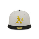 59FIFTY Two Tone Stone オークランド・アスレチックス ストーン - 13944280-700 | NEW ERA ニューエラ公式オンラインストア