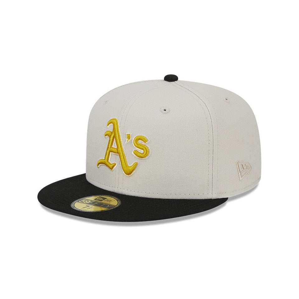 59FIFTY Two Tone Stone オークランド・アスレチックス ストーン - 13944280-700 | NEW ERA ニューエラ公式オンラインストア