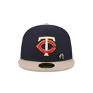 59FIFTY Varsity Pin ミネソタ・ツインズ ピンズ ネイビー グレーアンダーバイザー - 13774140-700 | NEW ERA ニューエラ公式オンラインストア