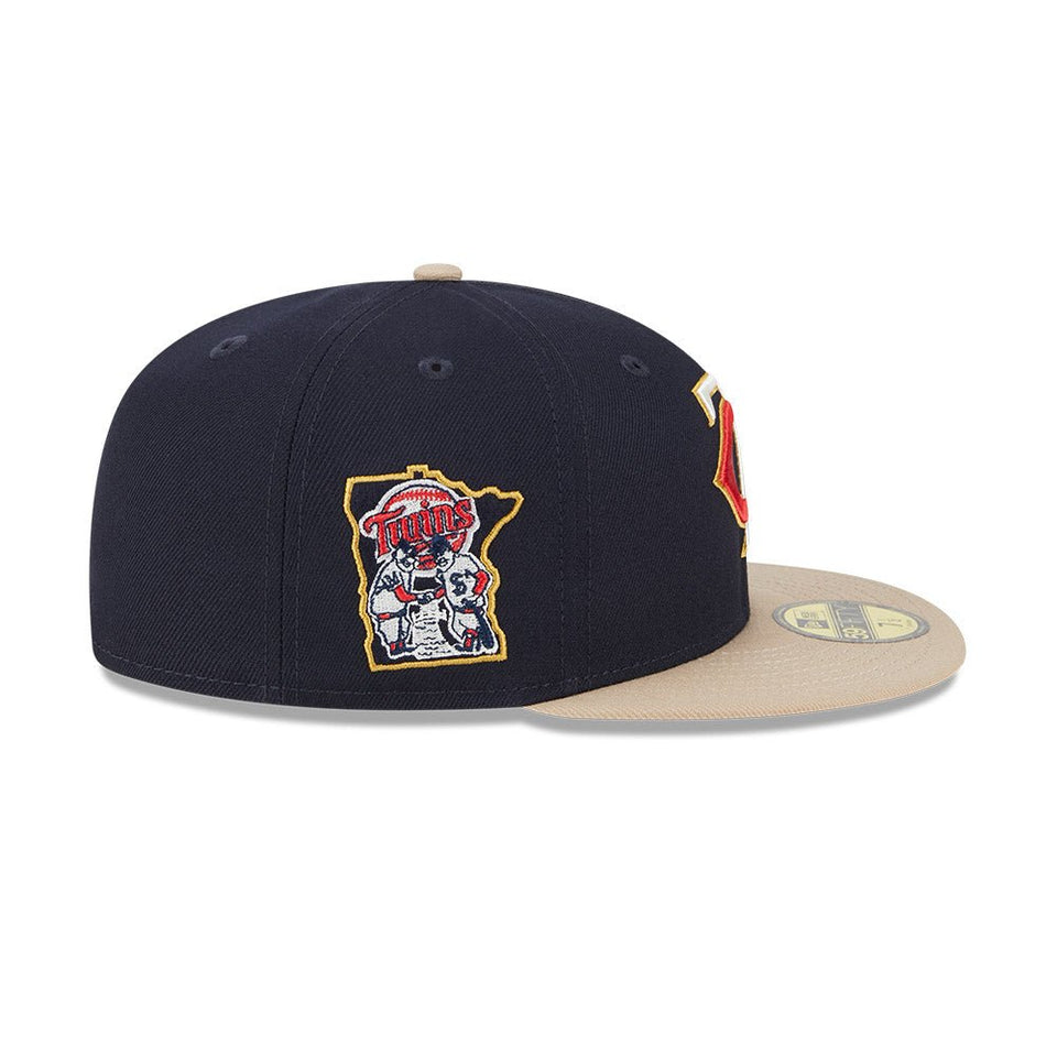 59FIFTY Varsity Pin ミネソタ・ツインズ ピンズ ネイビー グレーアンダーバイザー - 13774140-700 | NEW ERA ニューエラ公式オンラインストア