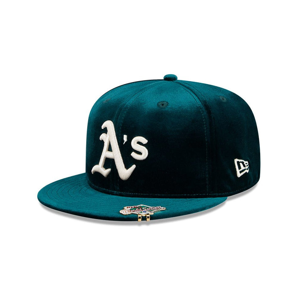 59FIFTY Velvet Visor Clip オークランド・アスレチックス ダークグリーン - 13944254-700 | NEW ERA ニューエラ公式オンラインストア