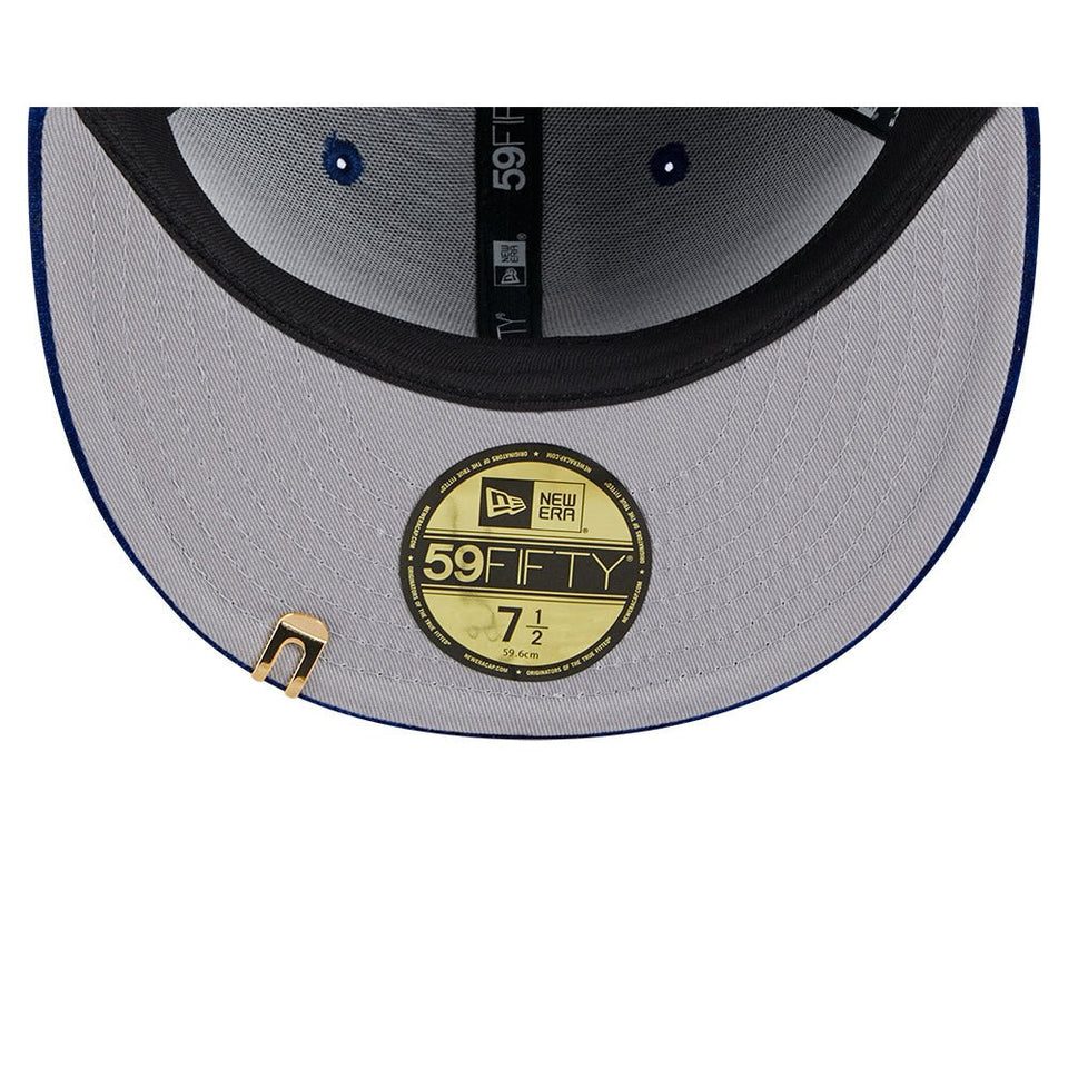 59FIFTY Velvet Visor Clip ロサンゼルス・ドジャース ブルー