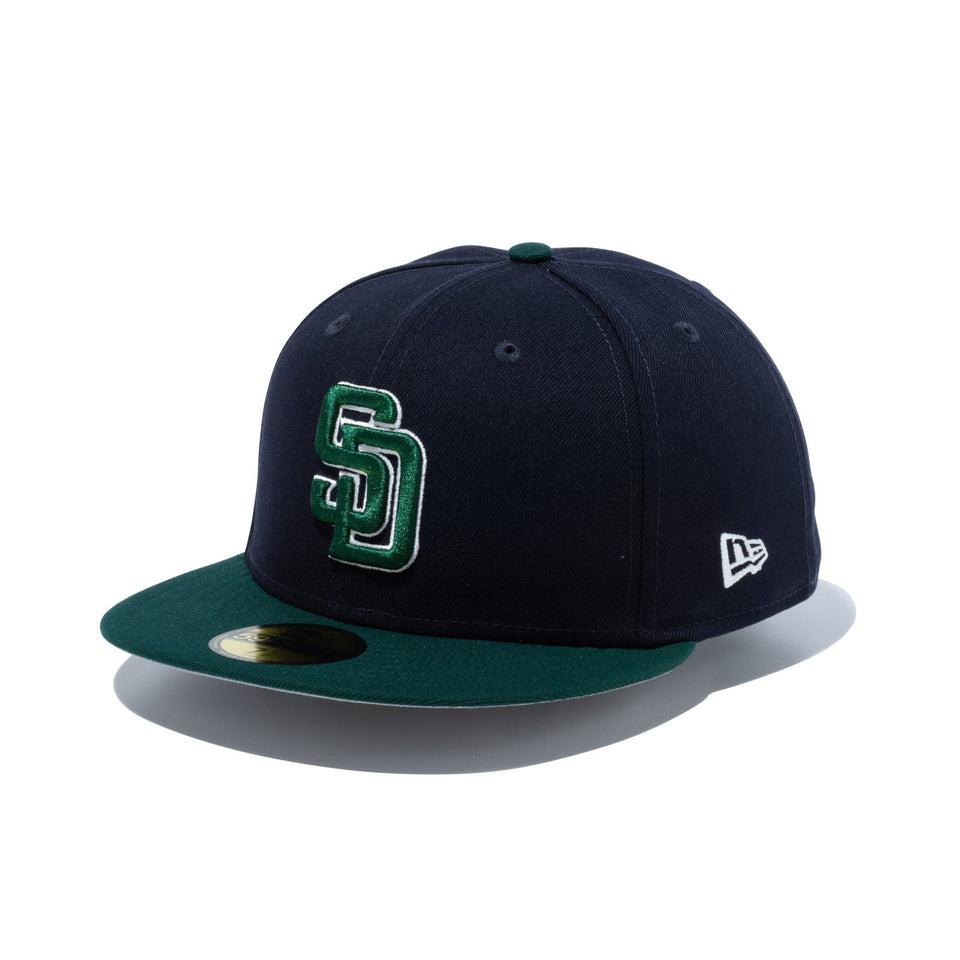 59FIFTY Vintage Color サンディエゴ・パドレス ネイビー / ダークグリーン - 14174579-700 | NEW ERA ニューエラ公式オンラインストア