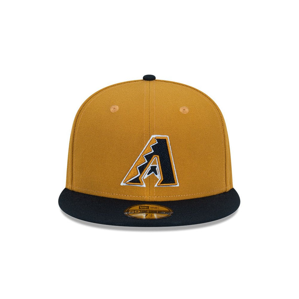 59FIFTY Vintage Gold アリゾナ・ダイヤモンドバックス ゴールド / ブラック グレーアンダーバイザー - 13518071-700 | NEW ERA ニューエラ公式オンラインストア