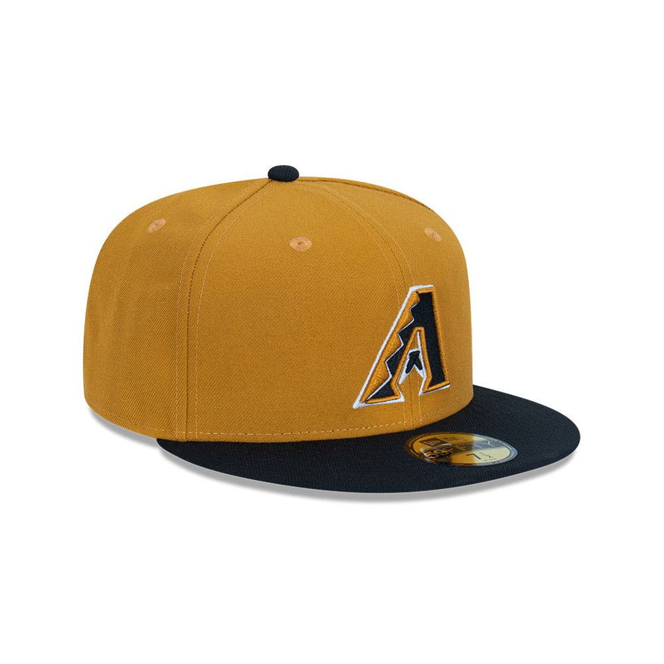 59FIFTY Vintage Gold アリゾナ・ダイヤモンドバックス ゴールド / ブラック グレーアンダーバイザー - 13518071-700 | NEW ERA ニューエラ公式オンラインストア