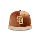 59FIFTY Vintage Velvet サンディエゴ・パドレス ライトブラウン - 13935246-700 | NEW ERA ニューエラ公式オンラインストア