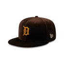 59FIFTY Vintage Velvet デトロイト・タイガース ダークブラウン - 13935251-700 | NEW ERA ニューエラ公式オンラインストア