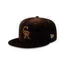 59FIFTY Vintage Velvet コロラド・ロッキーズ ダークブラウン - 13935252-700 | NEW ERA ニューエラ公式オンラインストア