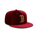 59FIFTY Vintage Velvet ボストン・レッドソックス ダークレッド - 13935254-700 | NEW ERA ニューエラ公式オンラインストア
