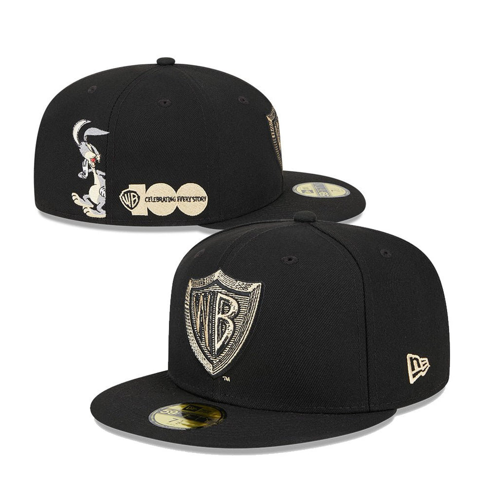 59FIFTY Warner Brother’s 100th Anniversary Shield Original ブラック