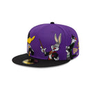 59FIFTY WB 100th Year Looney Tunes x Harry Potter Mashup Pack ハリー・ポッター パープル ブラックバイザー - 13716752-700 | NEW ERA ニューエラ公式オンラインストア