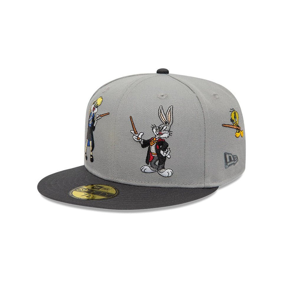 59FIFTY WB 100th Year Looney Tunes x Harry Potter Mashup Pack ハリー・ポッター グレー  チャコールグレーバイザー