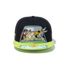 59FIFTY WB 100th Year Looney Tunes x Retro Classics Mashup Pack ブラック ライムグリーンバイザー - 13732555-700 | NEW ERA ニューエラ公式オンラインストア