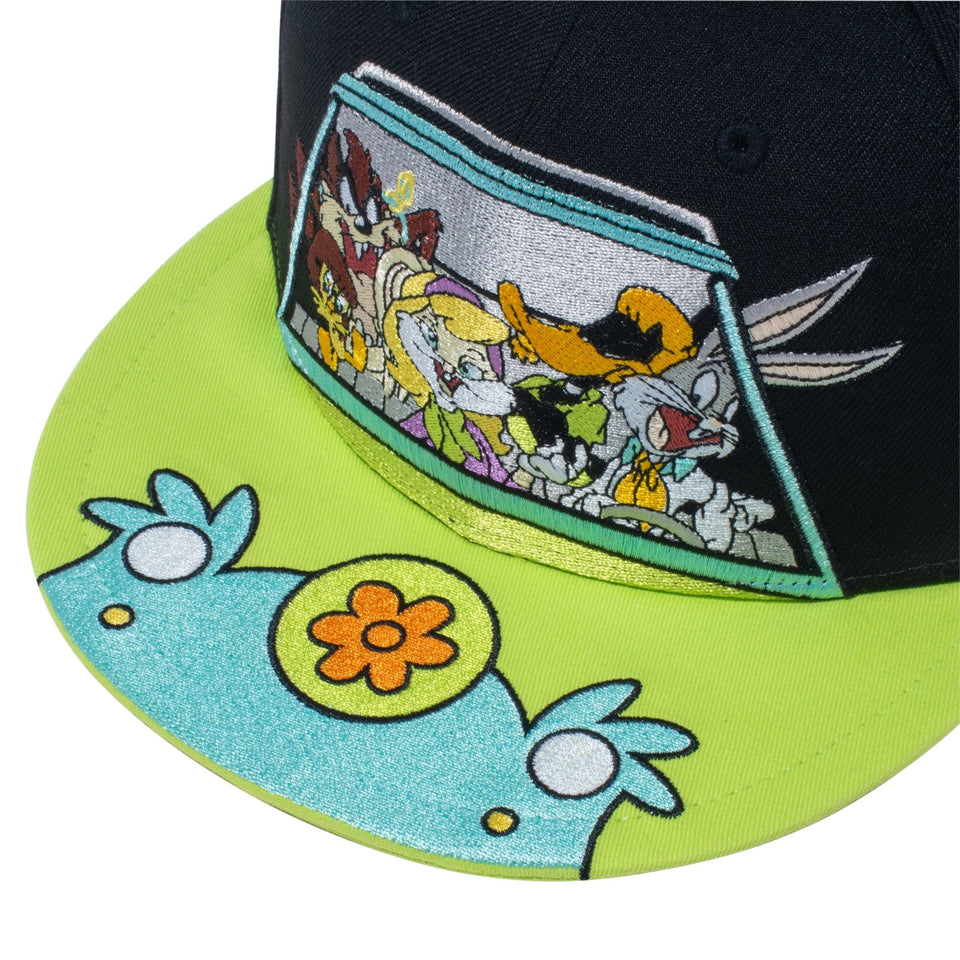 59FIFTY WB 100th Year Looney Tunes x Retro Classics Mashup Pack ブラック ライムグリーンバイザー - 13732555-700 | NEW ERA ニューエラ公式オンラインストア