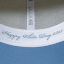 59FIFTY White Collection ニューヨーク・ヤンキース ホワイト × ホワイト ライトブルーアンダーバイザー - 13542618-700 | NEW ERA ニューエラ公式オンラインストア